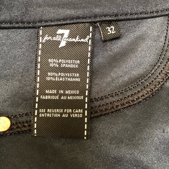 7 for all mankind Woman’s Skinny Leggings Navy Size 32 - Picture 6 of 7